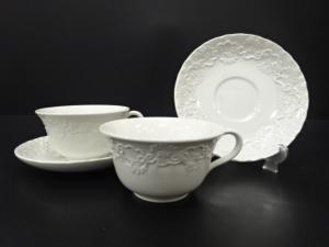 Ralph Lauren×WEDGWOOD　Claire　ラルフローレン　ウェッジウッド　ティーカップ＆ソーサー　ペア　洋食器